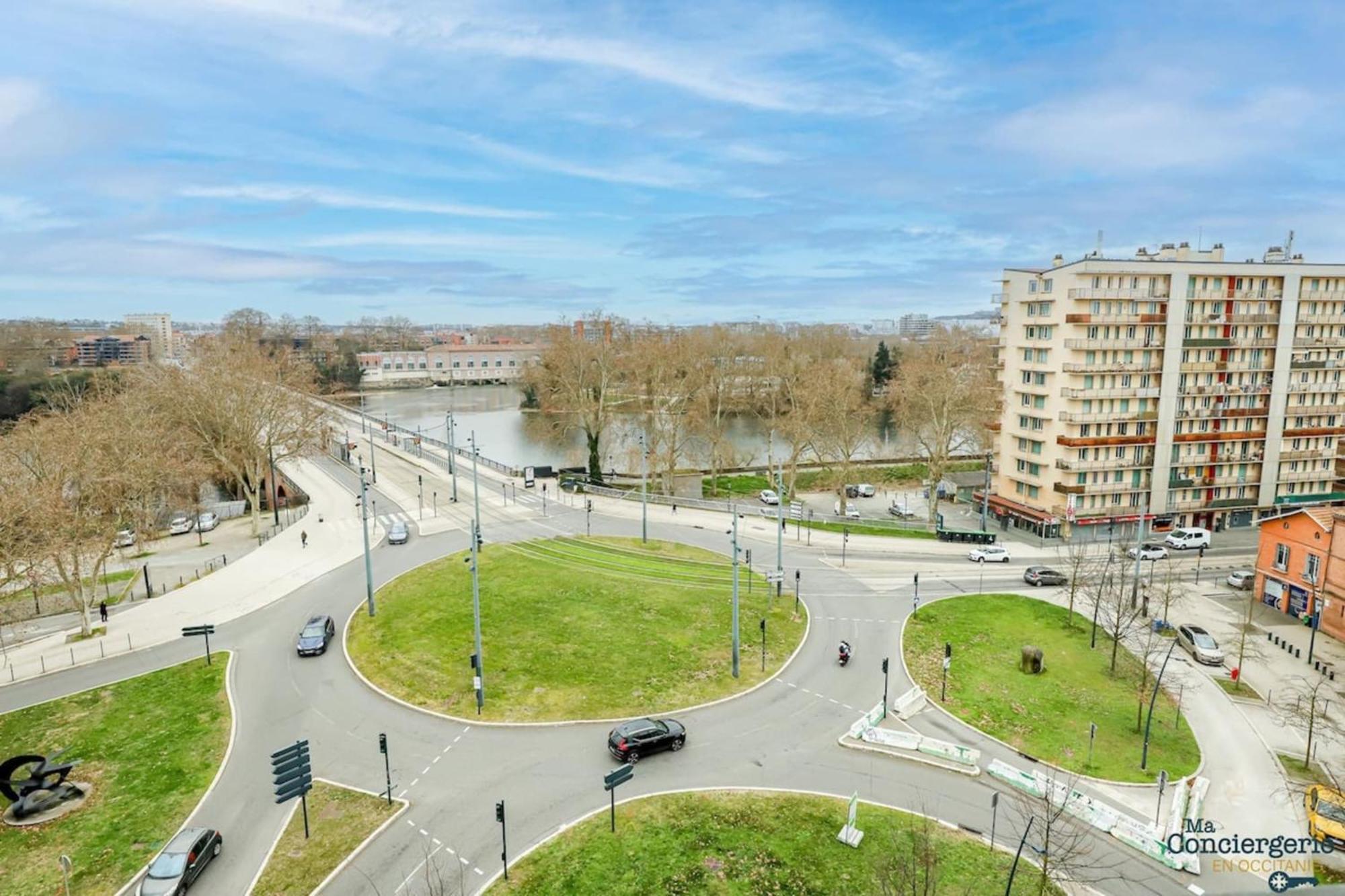Fac 6 Vue Garonne - Tram- Parking Lejlighed Toulouse Eksteriør billede